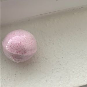 Clear wrap packaged bath bomb